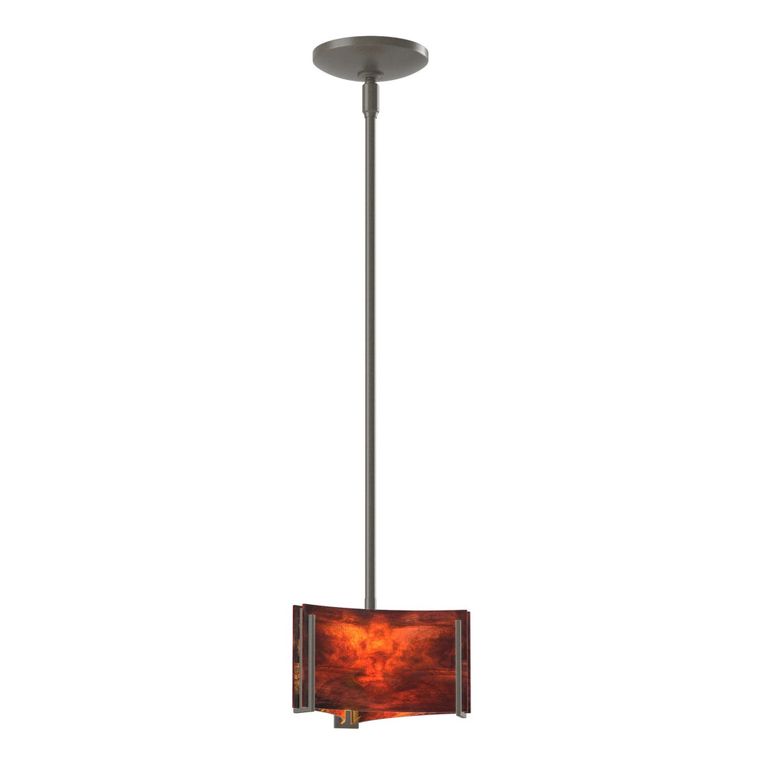 Exos Glass One Light Mini Pendant in Dark Smoke - available from The Lighting Shoppe, trusted by Canadian homeowners
