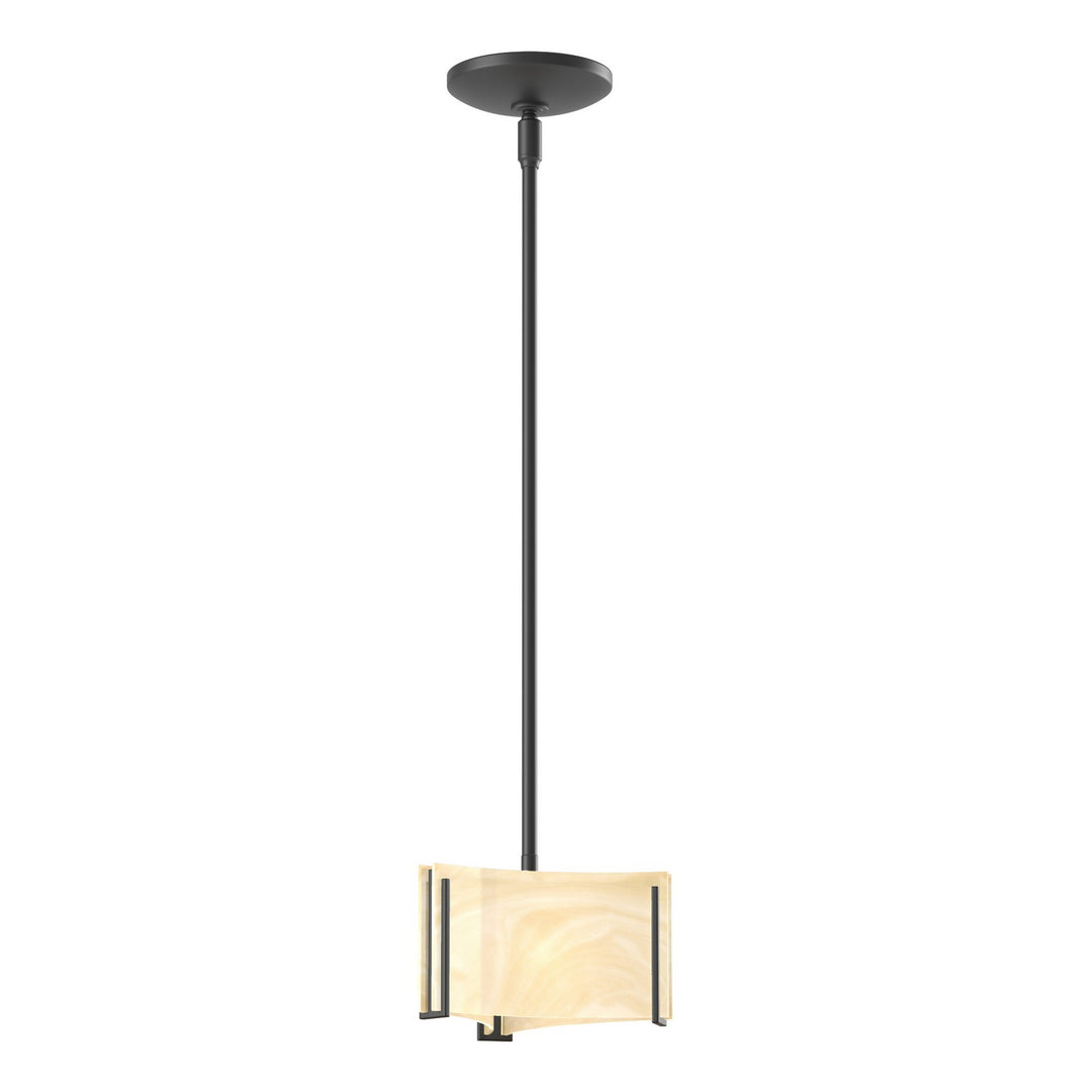 Exos Glass One Light Mini Pendant in Black - available from The Lighting Shoppe, trusted by Canadian homeowners