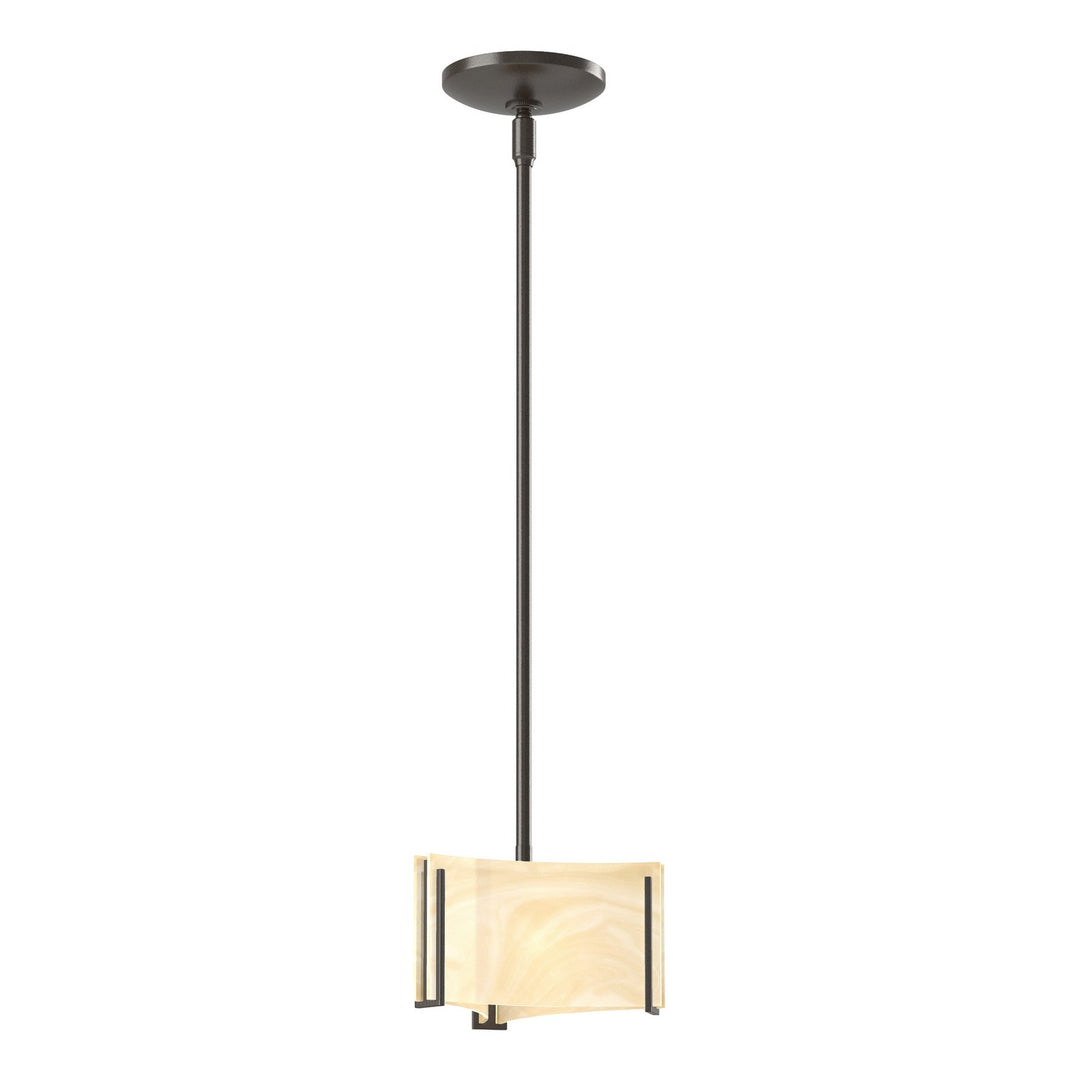 Exos Glass One Light Mini Pendant in Oil Rubbed Bronze - available from The Lighting Shoppe, trusted by Canadian homeowners