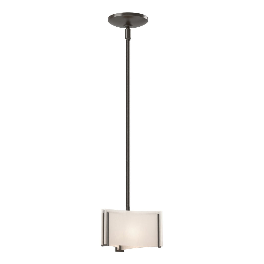 Exos Glass One Light Mini Pendant in Oil Rubbed Bronze - available from The Lighting Shoppe, trusted by Canadian homeowners