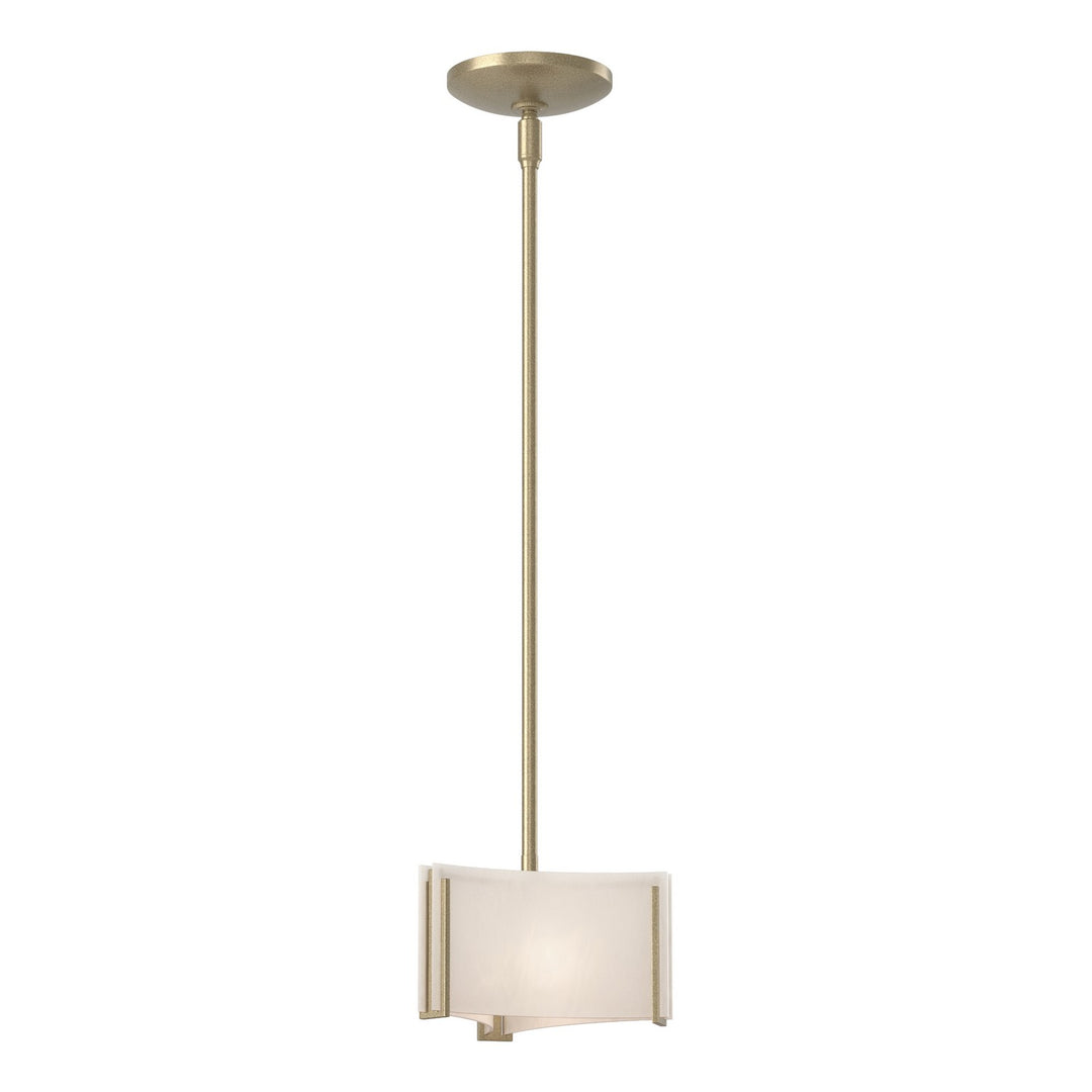 Exos Glass One Light Mini Pendant in Soft Gold - available from The Lighting Shoppe, trusted by Canadian homeowners