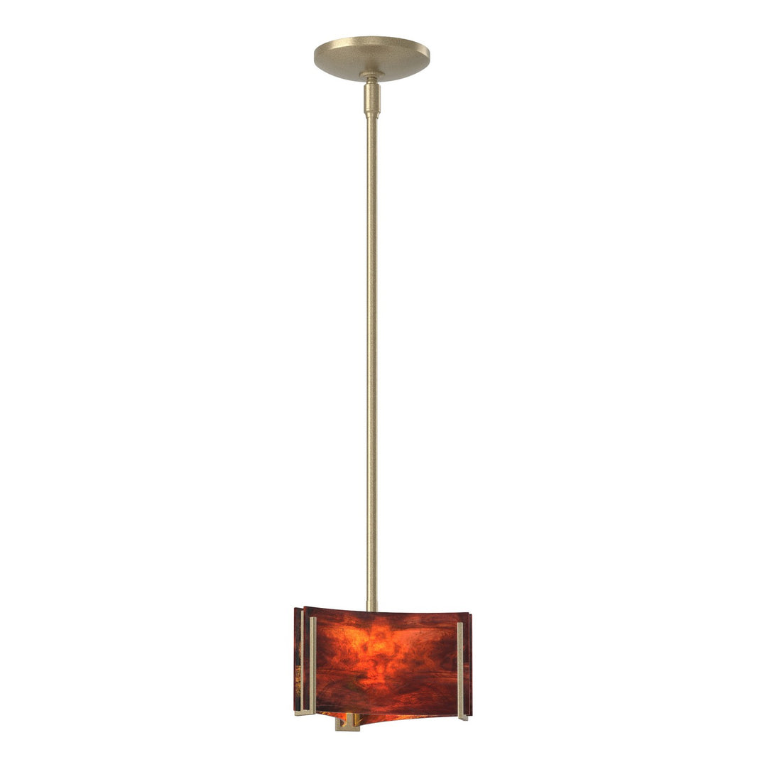 Exos Glass One Light Mini Pendant in Soft Gold - available from The Lighting Shoppe, trusted by Canadian homeowners