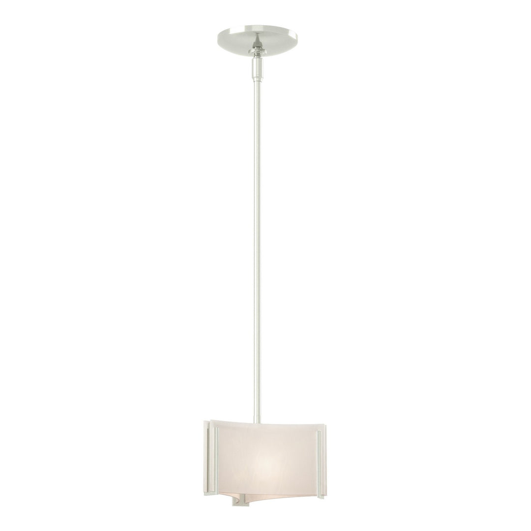 Exos Glass One Light Mini Pendant in Sterling - available from The Lighting Shoppe, trusted by Canadian homeowners