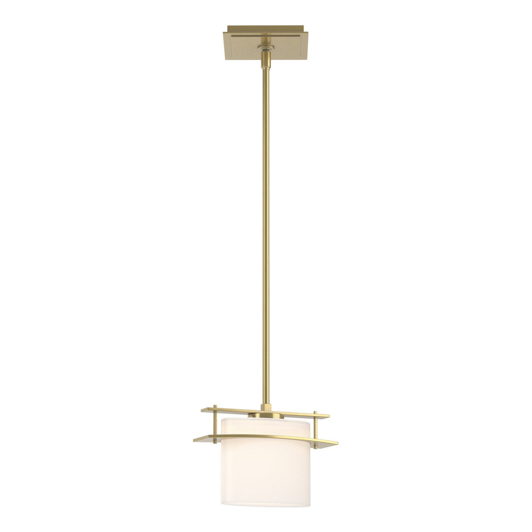 Ellipse One Light Mini Pendant in Modern Brass - available from The Lighting Shoppe, trusted by Canadian homeowners