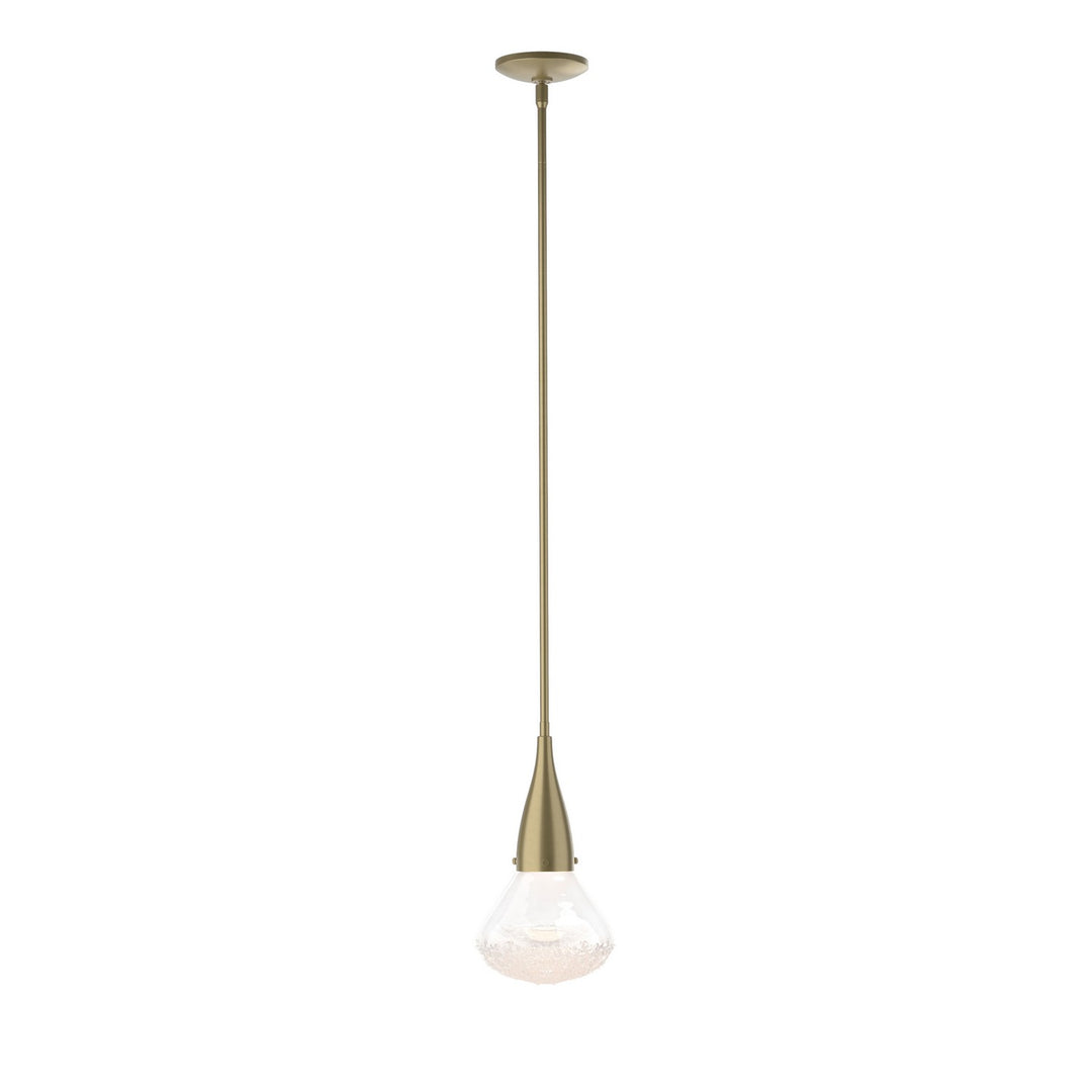Fritz One Light Mini Pendant in Soft Gold - available from The Lighting Shoppe, trusted by Canadian homeowners