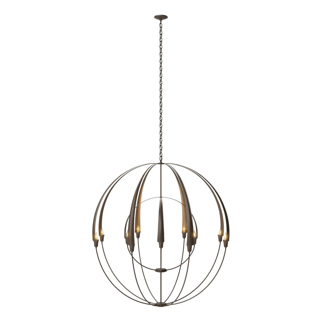 Hubbardton Forge Canada - 194248-SKT-05 - 12 Light Chandelier - Cirque - Bronze