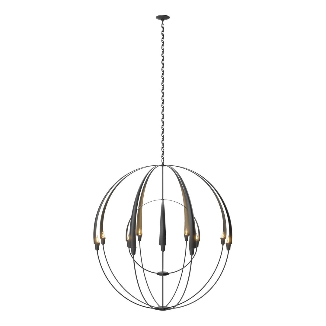 Hubbardton Forge Canada - 194248-SKT-10 - 12 Light Chandelier - Cirque - Black