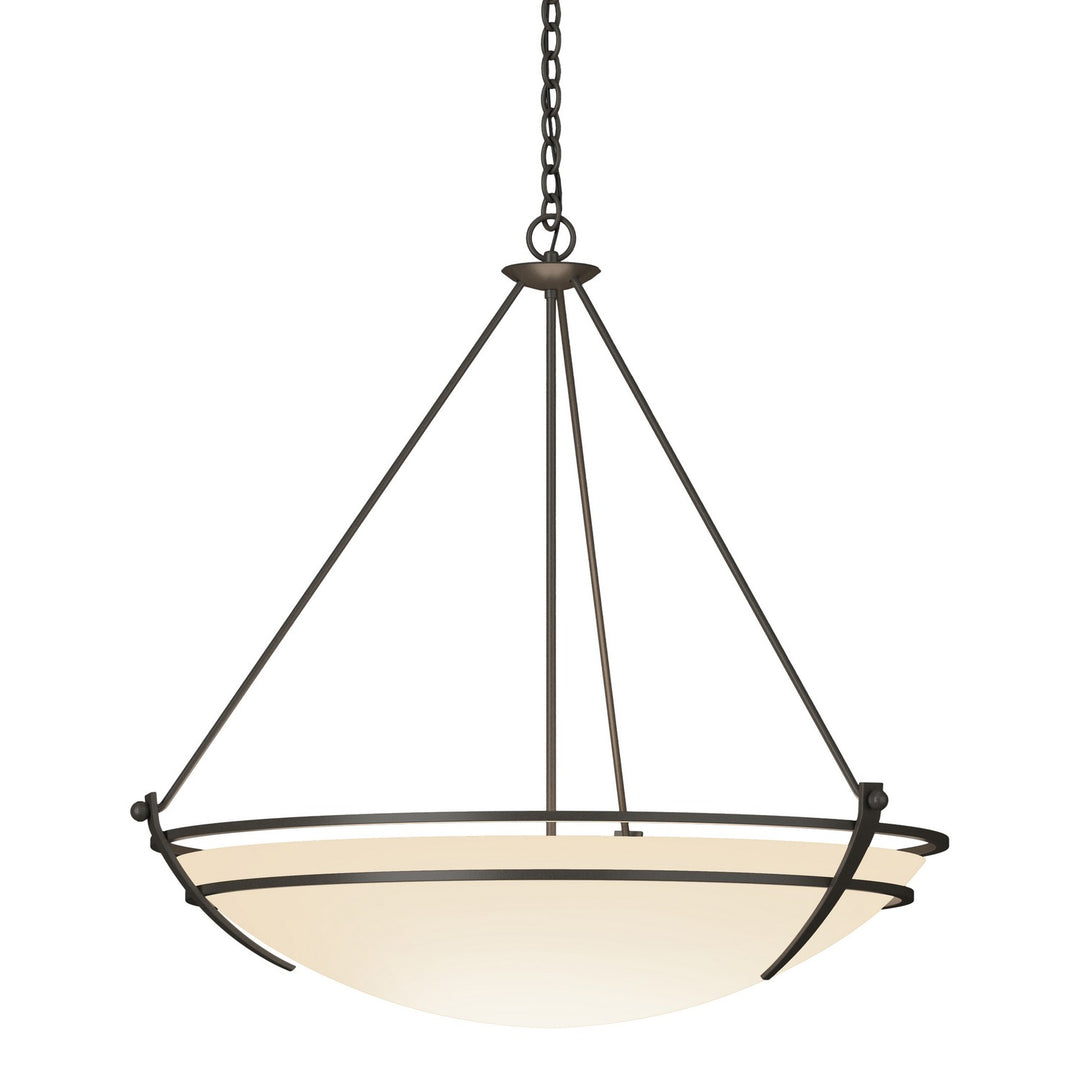 Hubbardton Forge Canada - 194431-SKT-07-GG0170 - Three Light Chandelier - Tryne - Dark Smoke