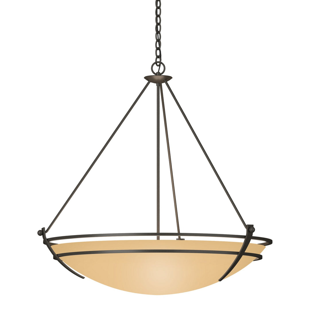 Hubbardton Forge Canada - 194431-SKT-07-SS0170 - Three Light Chandelier - Tryne - Dark Smoke