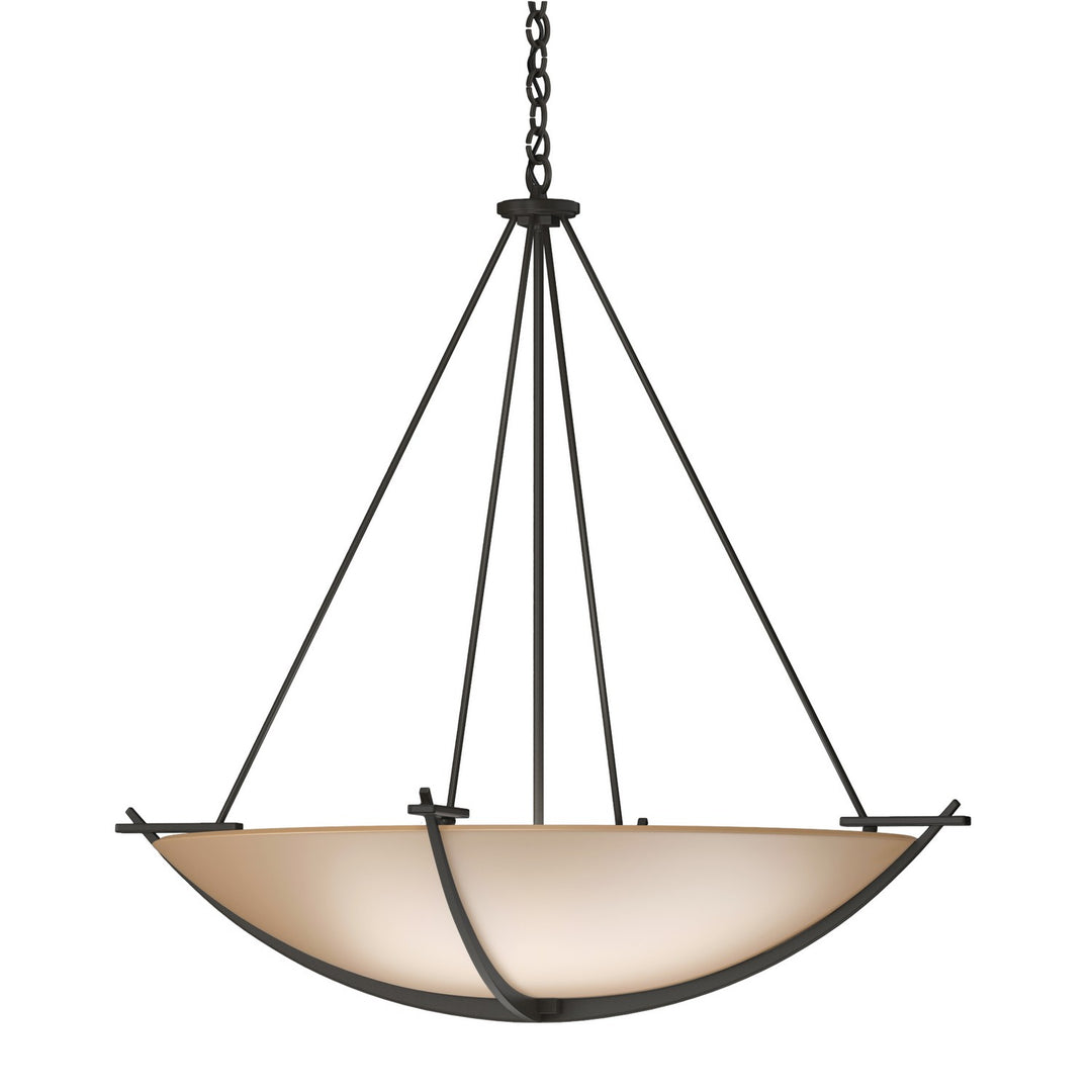 Hubbardton Forge Canada - 194531-SKT-07-SS0170 - Three Light Chandelier - Compass - Dark Smoke