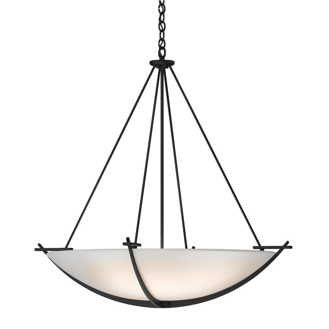 Hubbardton Forge Canada - 194531-SKT-10-GG0170 - Three Light Chandelier - Compass - Black