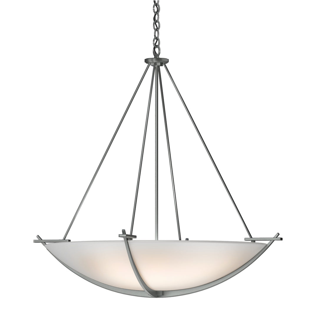 Hubbardton Forge Canada - 194531-SKT-82-GG0170 - Three Light Chandelier - Compass - Vintage Platinum