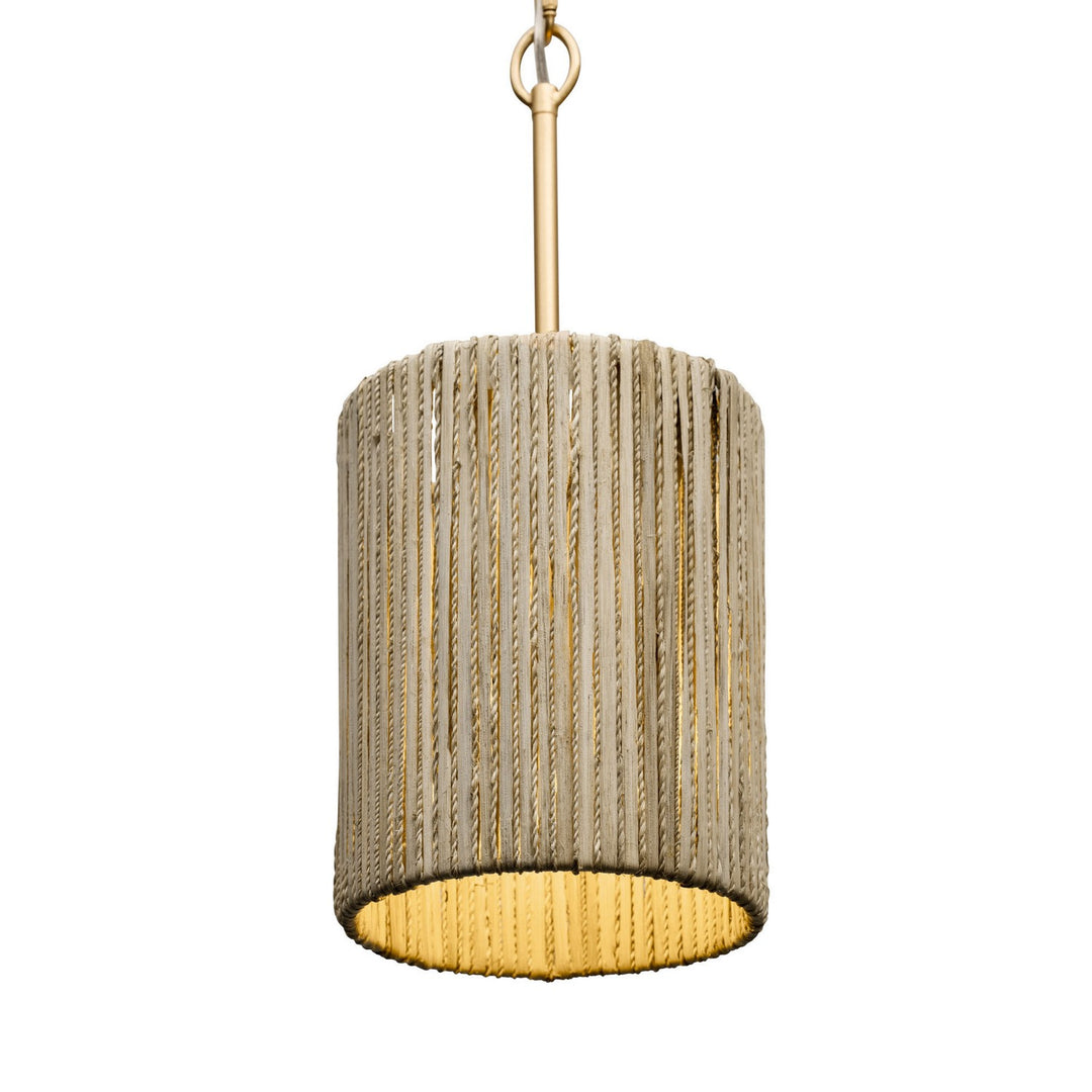 Jacob's Ladder One Light Mini Pendant in French Gold - available from The Lighting Shoppe, trusted by Canadian homeowners
