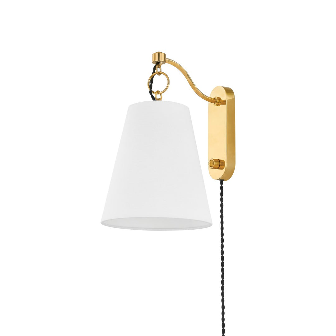 Hudson Valley Canada - 1415-AGB - One Light Wall Sconce - Joan - Aged Brass