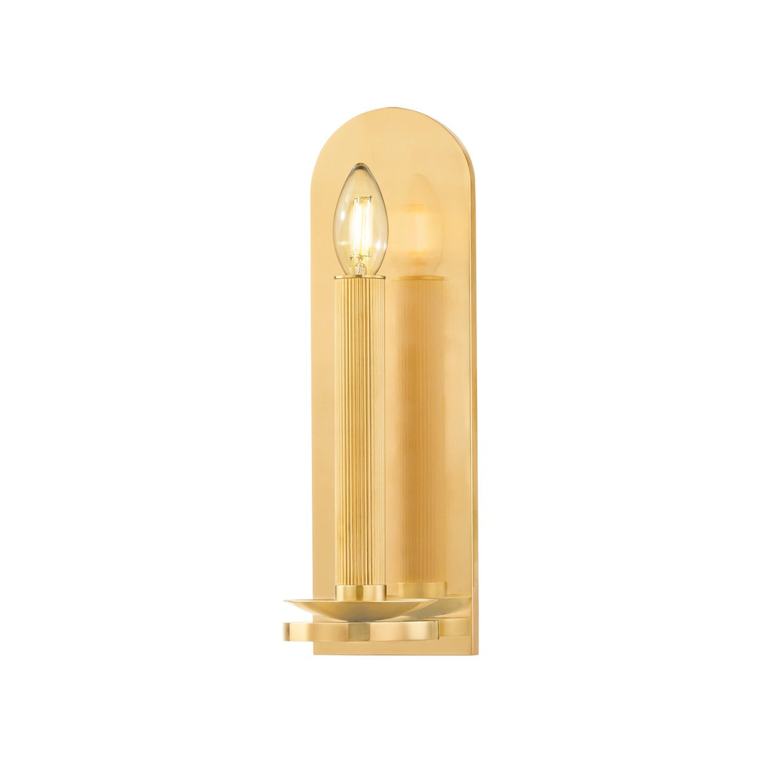 Hudson Valley Canada - 2514-AGB - One Light Wall Sconce - Lindenhurst - Aged Brass