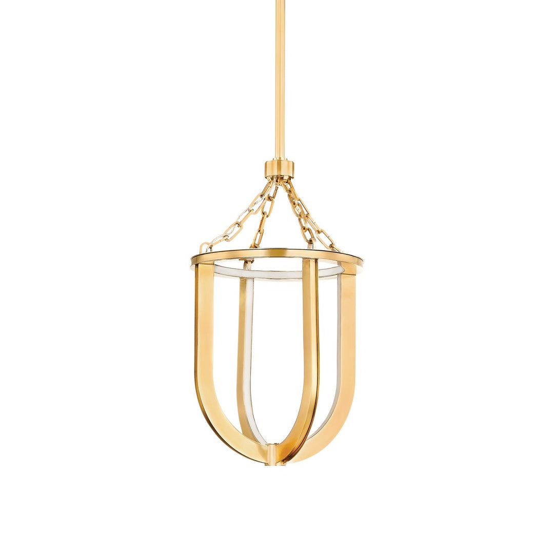 Hudson Valley Canada - 2913-AGB - LED Lantern - Tournu - Aged Brass
