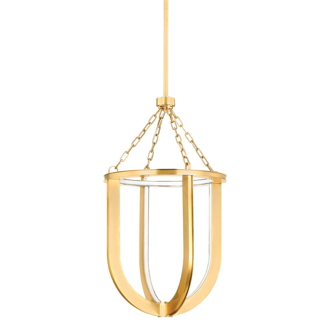 Hudson Valley Canada - 2917-AGB - LED Lantern - Tournu - Aged Brass