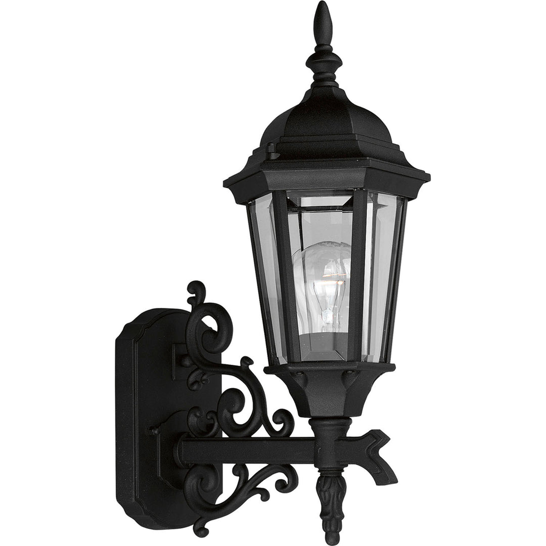 Welbourne One Light Wall Lantern in Textured Black - available from The Lighting Shoppe, trusted by Canadian homeowners