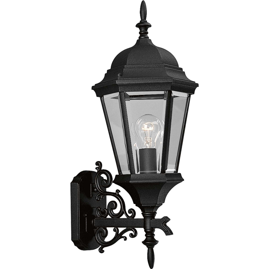 Welbourne One Light Wall Lantern in Textured Black - available from The Lighting Shoppe, trusted by Canadian homeowners