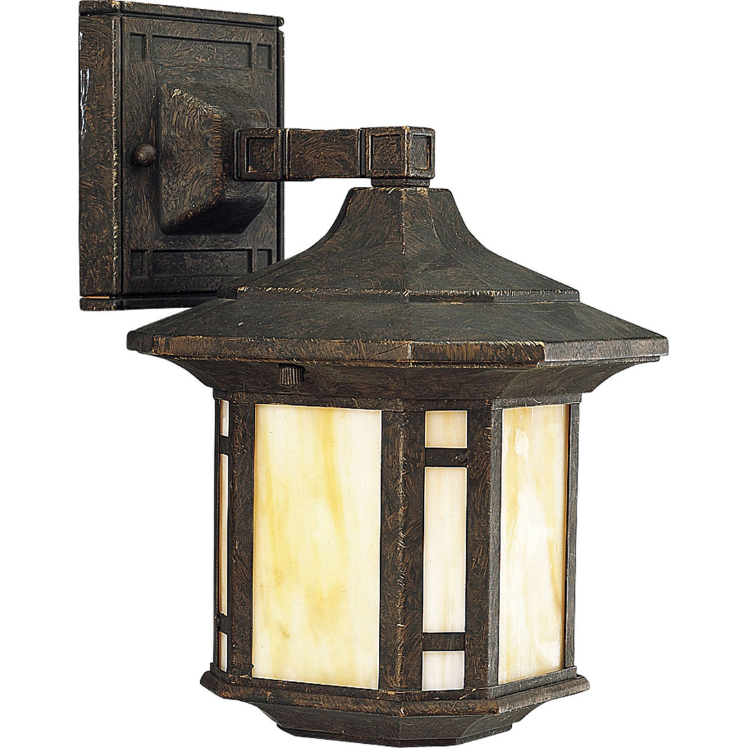 Arts and Crafts One Light Wall Lantern in Weathered Bronze - available from The Lighting Shoppe, trusted by Canadian homeowners