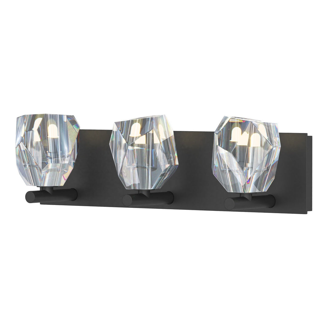 Gatsby Three Light Bath Sconce in Black - available from The Lighting Shoppe, trusted by Canadian homeowners