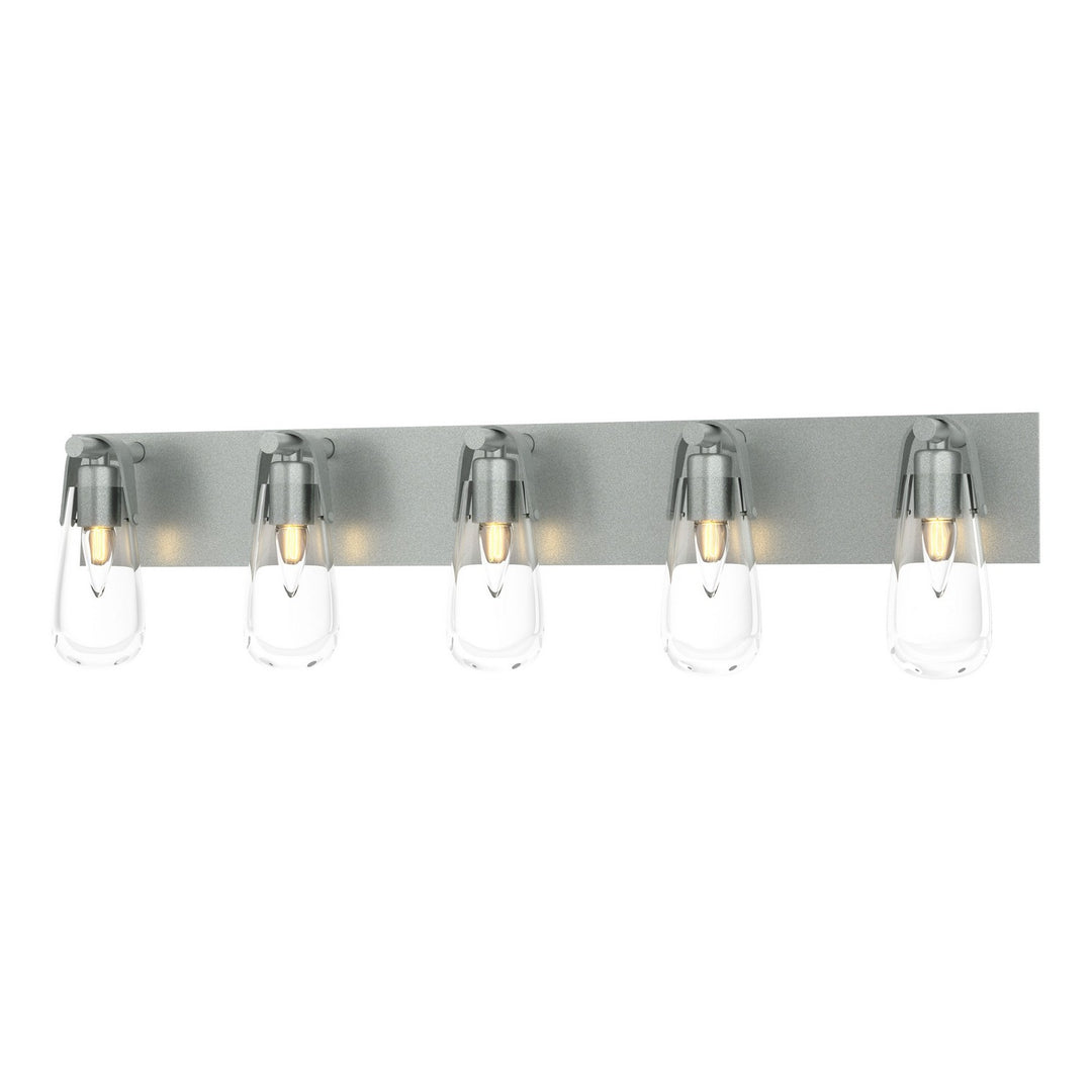 Hubbardton Forge Canada - 201333-SKT-82-ZM0718 - Five Light Bath Sconce - Eos - Vintage Platinum