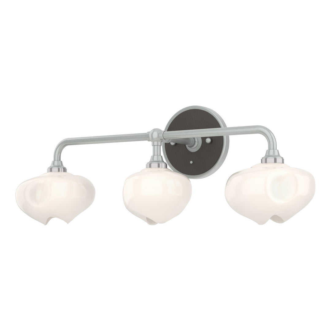 Hubbardton Forge Canada - 201342-SKT-82-14-FD0710 - Three Light Bath Sconce - Ume - Vintage Platinum