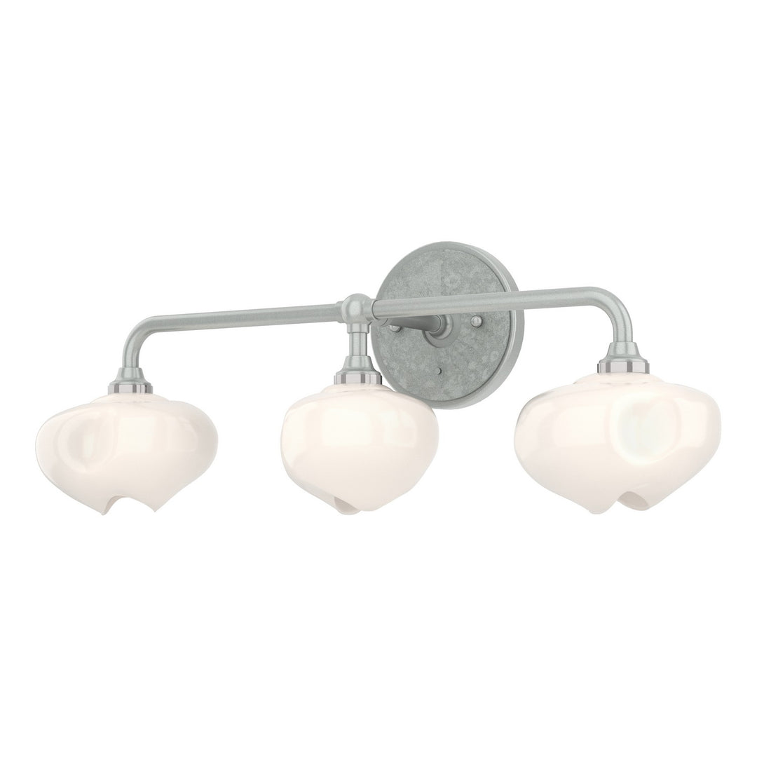 Hubbardton Forge Canada - 201342-SKT-82-82-FD0710 - Three Light Bath Sconce - Ume - Vintage Platinum