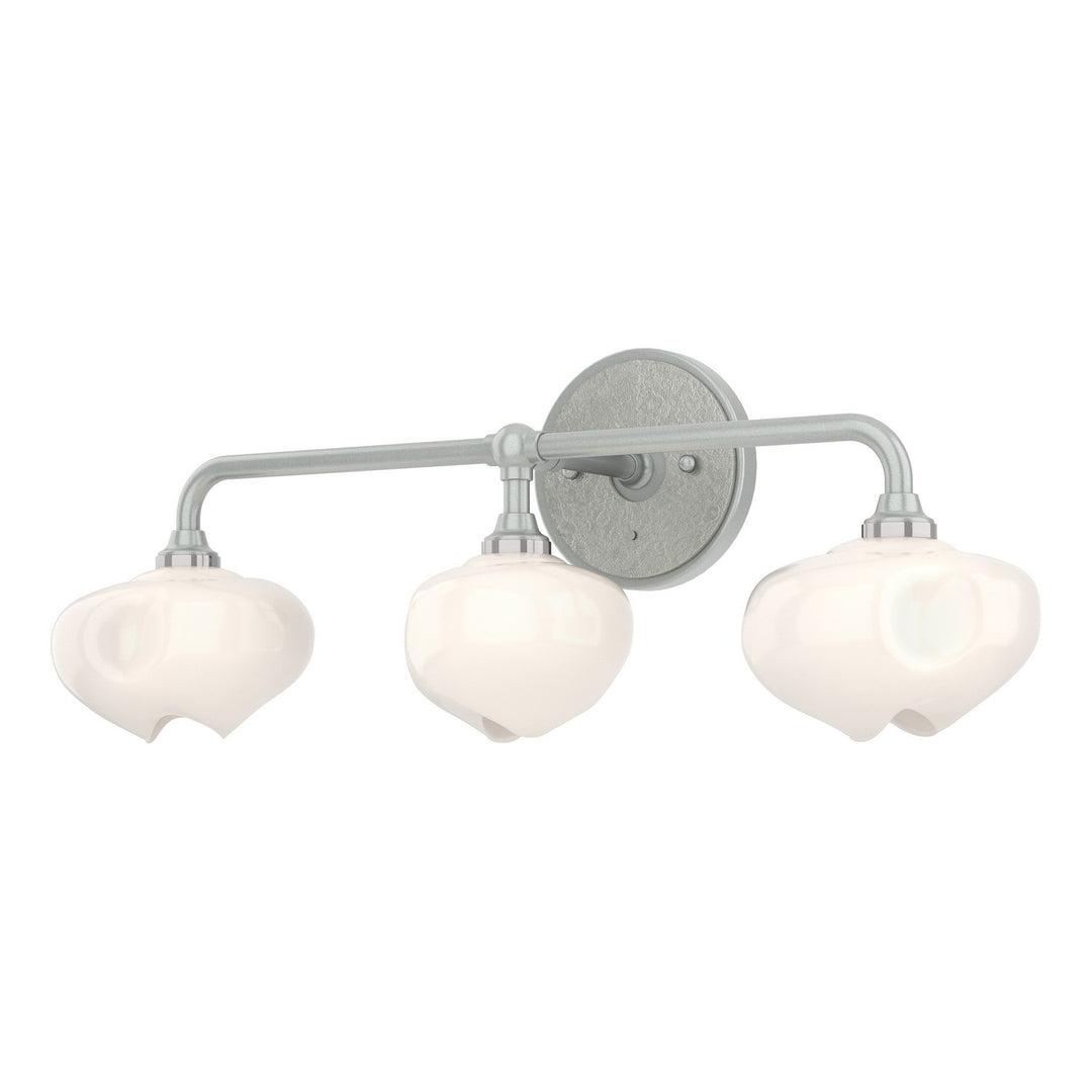 Hubbardton Forge Canada - 201342-SKT-82-85-FD0710 - Three Light Bath Sconce - Ume - Vintage Platinum