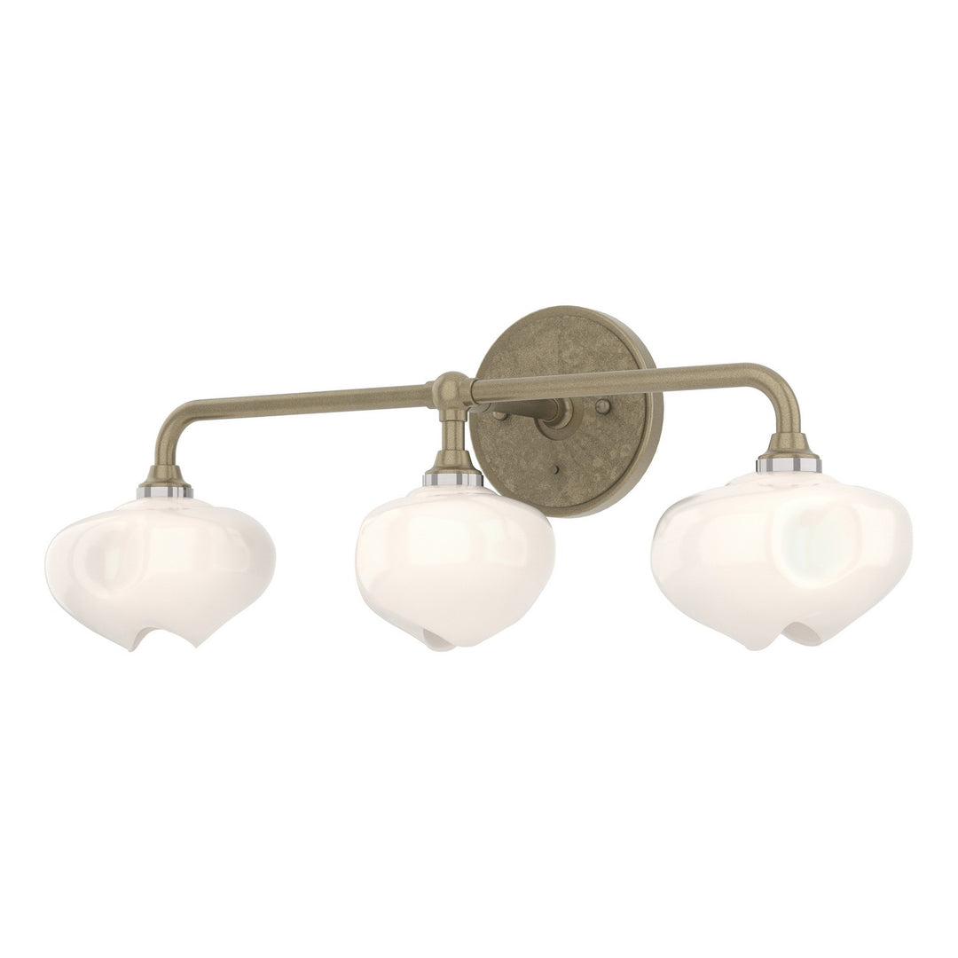 Ume Three Light Bath Sconce in Soft Gold - available from The Lighting Shoppe, trusted by Canadian homeowners