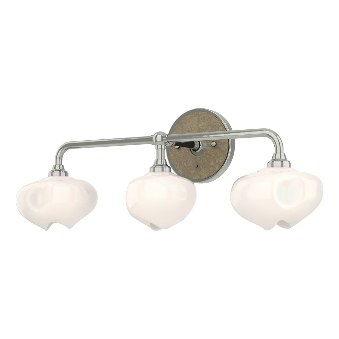 Ume Three Light Bath Sconce in Sterling - available from The Lighting Shoppe, trusted by Canadian homeowners