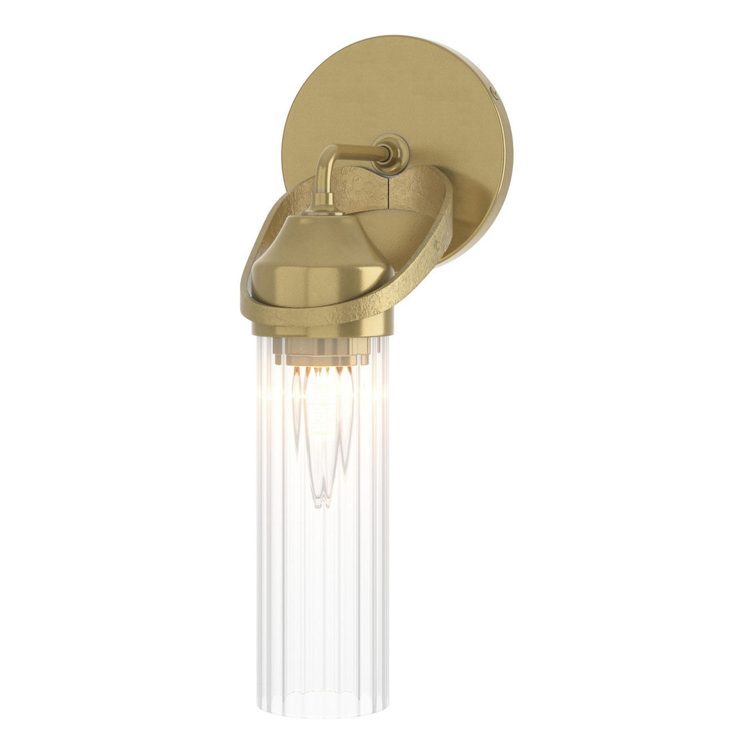 Hubbardton Forge Canada - 201344-SKT-86-ZM0634 - One Light Bath Sconce - Bow - Modern Brass