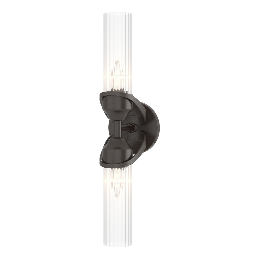 Hubbardton Forge Canada - 201346-SKT-14-ZM0634 - Two Light Bath Sconce - Bow - Oil Rubbed Bronze