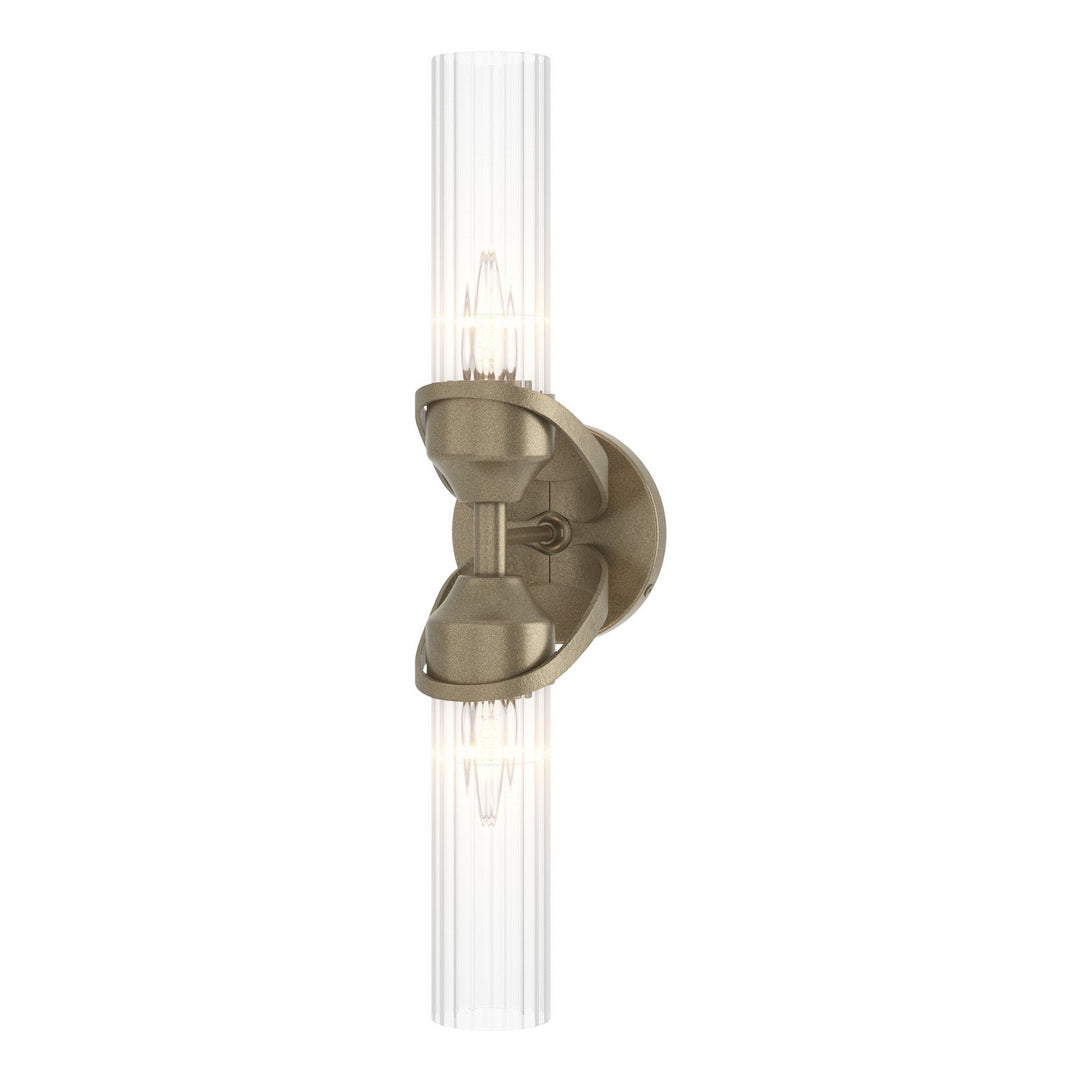 Hubbardton Forge Canada - 201346-SKT-84-ZM0634 - Two Light Bath Sconce - Bow - Soft Gold