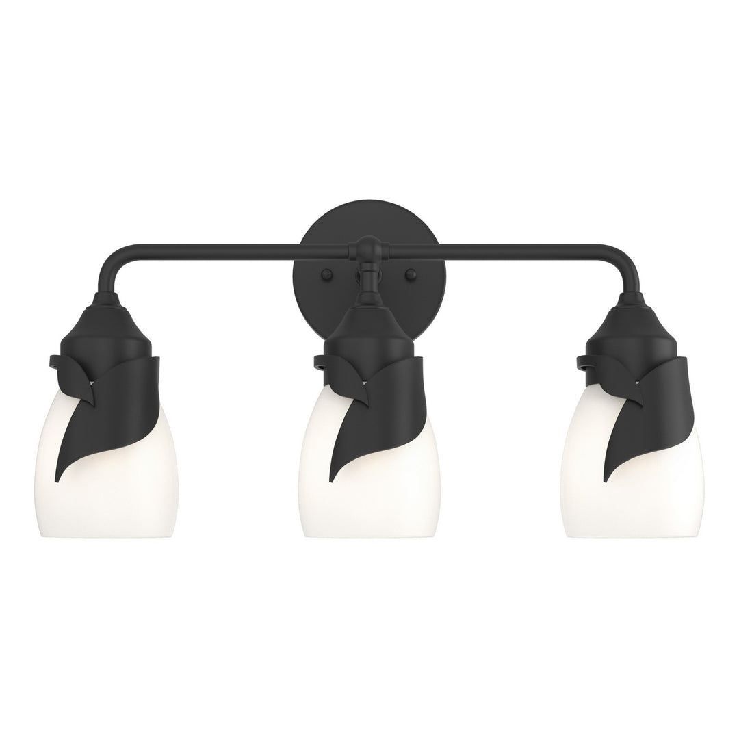 Lapas Three Light Bath Sconce in Black - available from The Lighting Shoppe, trusted by Canadian homeowners