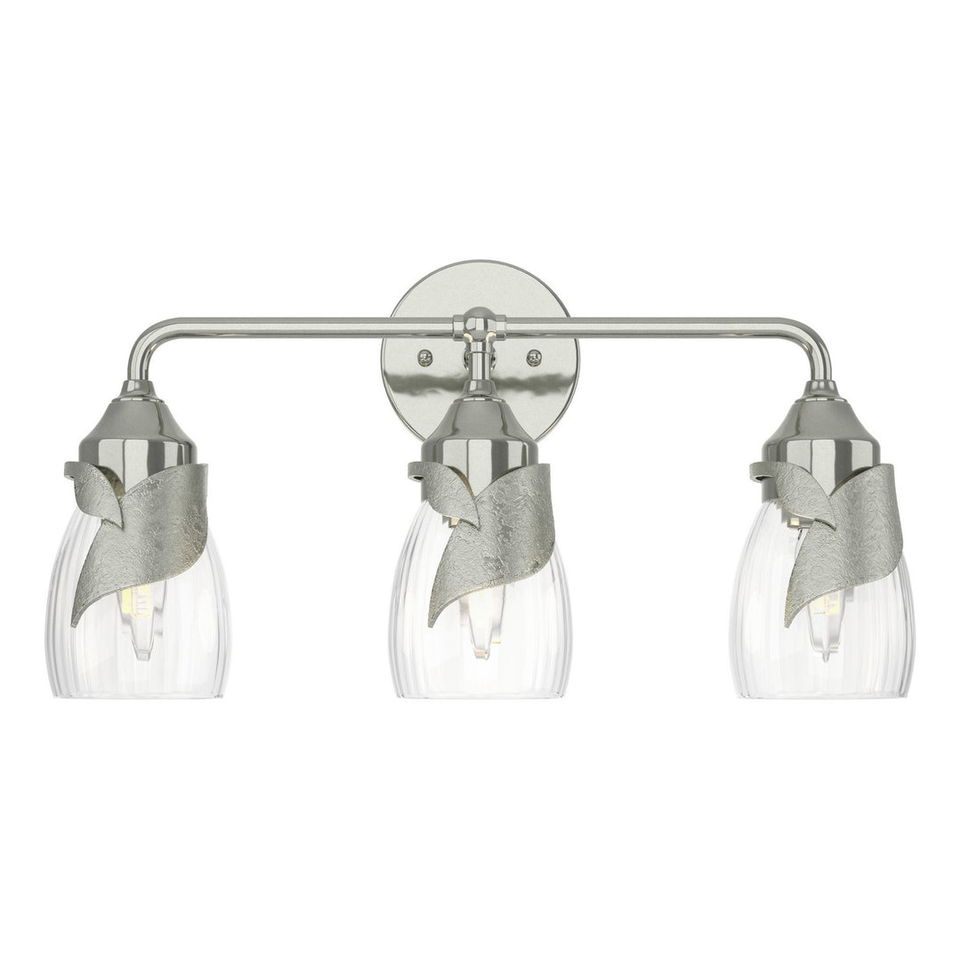 Lapas Three Light Bath Sconce in Sterling - available from The Lighting Shoppe, trusted by Canadian homeowners