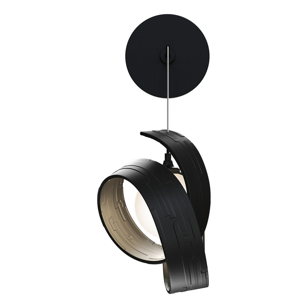 Hubbardton Forge Canada - 201353-SKT-10-GG0711 - LED Wall Sconce - Riza - Black
