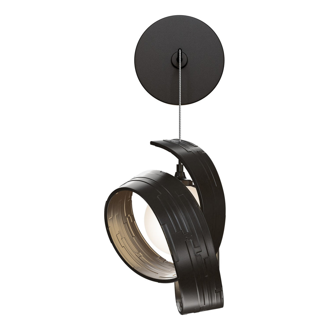 Hubbardton Forge Canada - 201353-SKT-14-GG0711 - LED Wall Sconce - Riza - Oil Rubbed Bronze