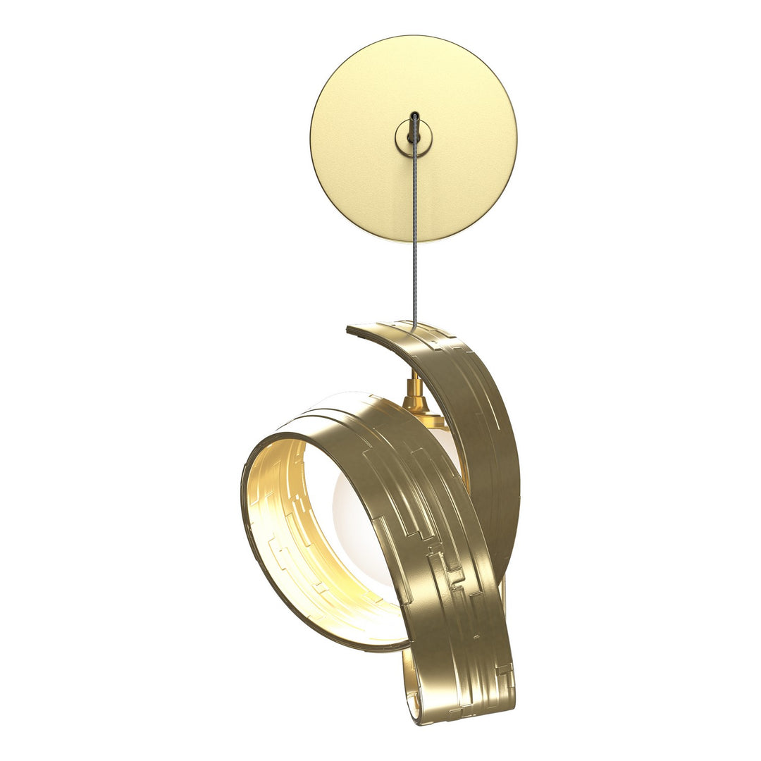 Hubbardton Forge Canada - 201353-SKT-86-GG0711 - LED Wall Sconce - Riza - Modern Brass