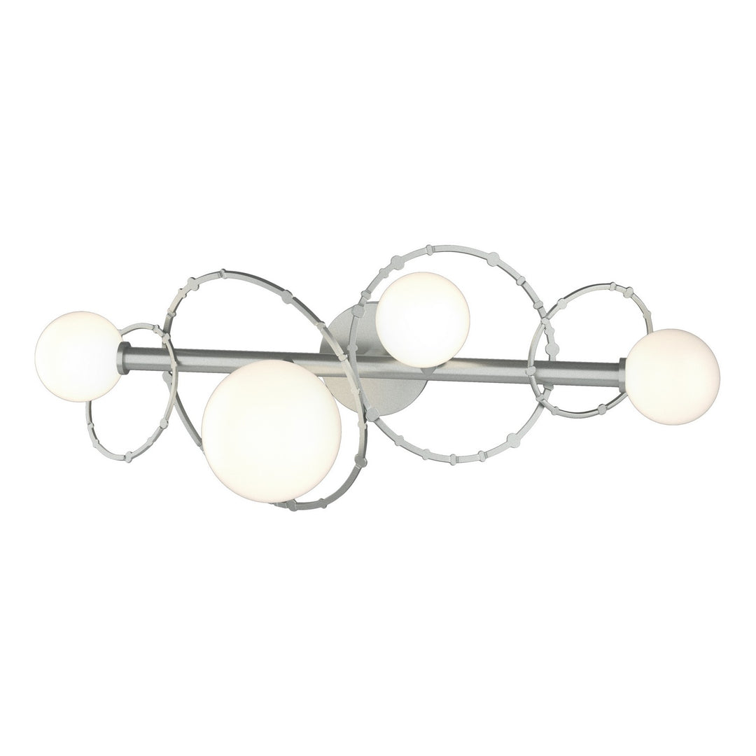 Olympus Four Light Bath Sconce in Vintage Platinum - available from The Lighting Shoppe, trusted by Canadian homeowners