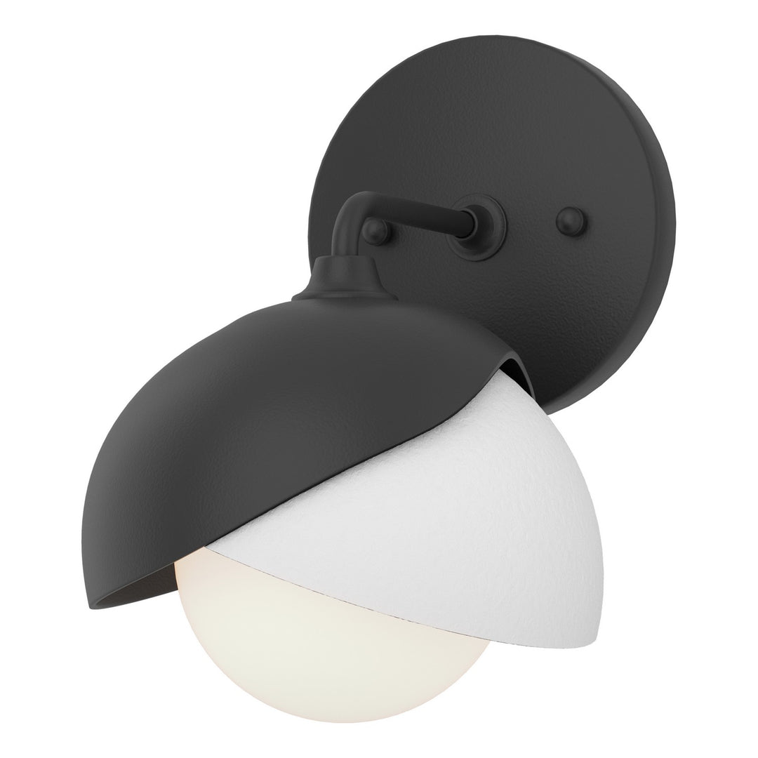 Hubbardton Forge Canada - 201374-SKT-10-02-GG0711 - One Light Wall Sconce - Brooklyn - Black