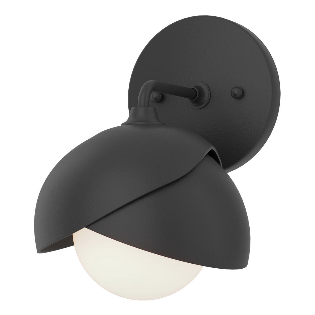 Hubbardton Forge Canada - 201374-SKT-10-10-GG0711 - One Light Bath Sconce - Brooklyn - Black