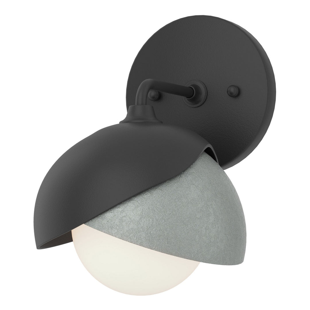 Hubbardton Forge Canada - 201374-SKT-10-82-GG0711 - One Light Bath Sconce - Brooklyn - Black