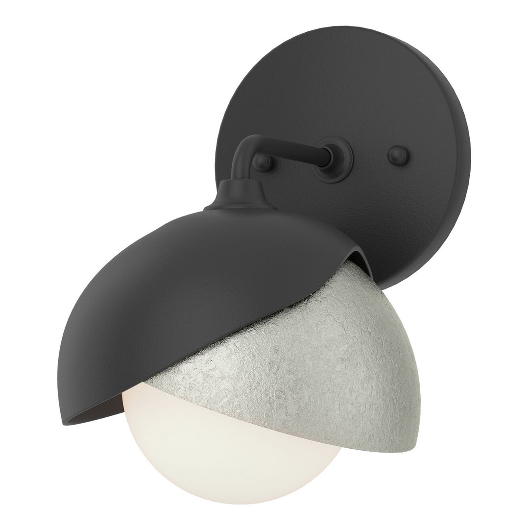 Hubbardton Forge Canada - 201374-SKT-10-85-GG0711 - One Light Bath Sconce - Brooklyn - Black