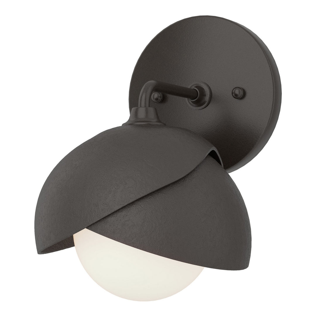 Hubbardton Forge Canada - 201374-SKT-14-14-GG0711 - One Light Bath Sconce - Brooklyn - Oil Rubbed Bronze