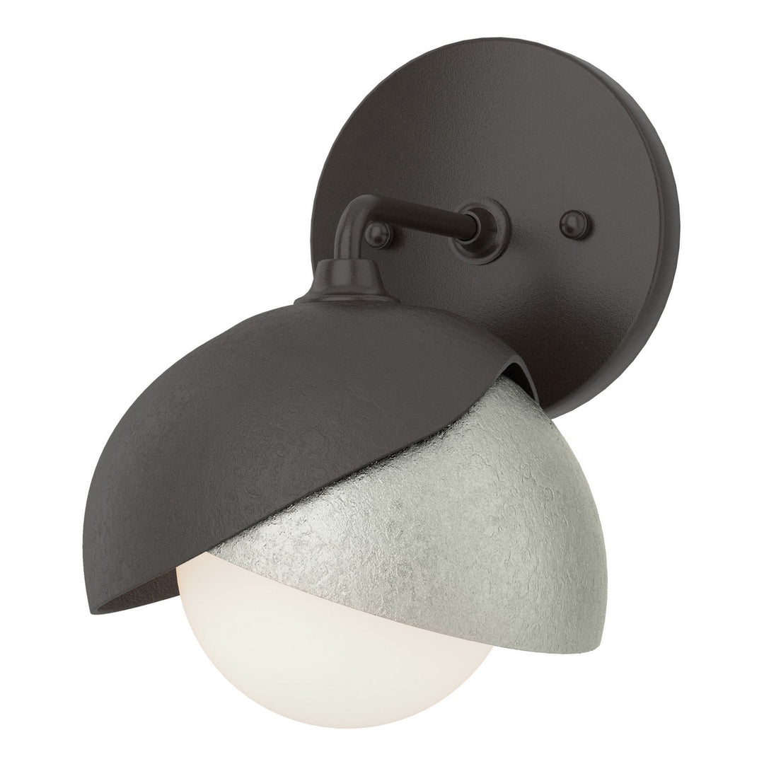 Hubbardton Forge Canada - 201374-SKT-14-85-GG0711 - One Light Bath Sconce - Brooklyn - Oil Rubbed Bronze