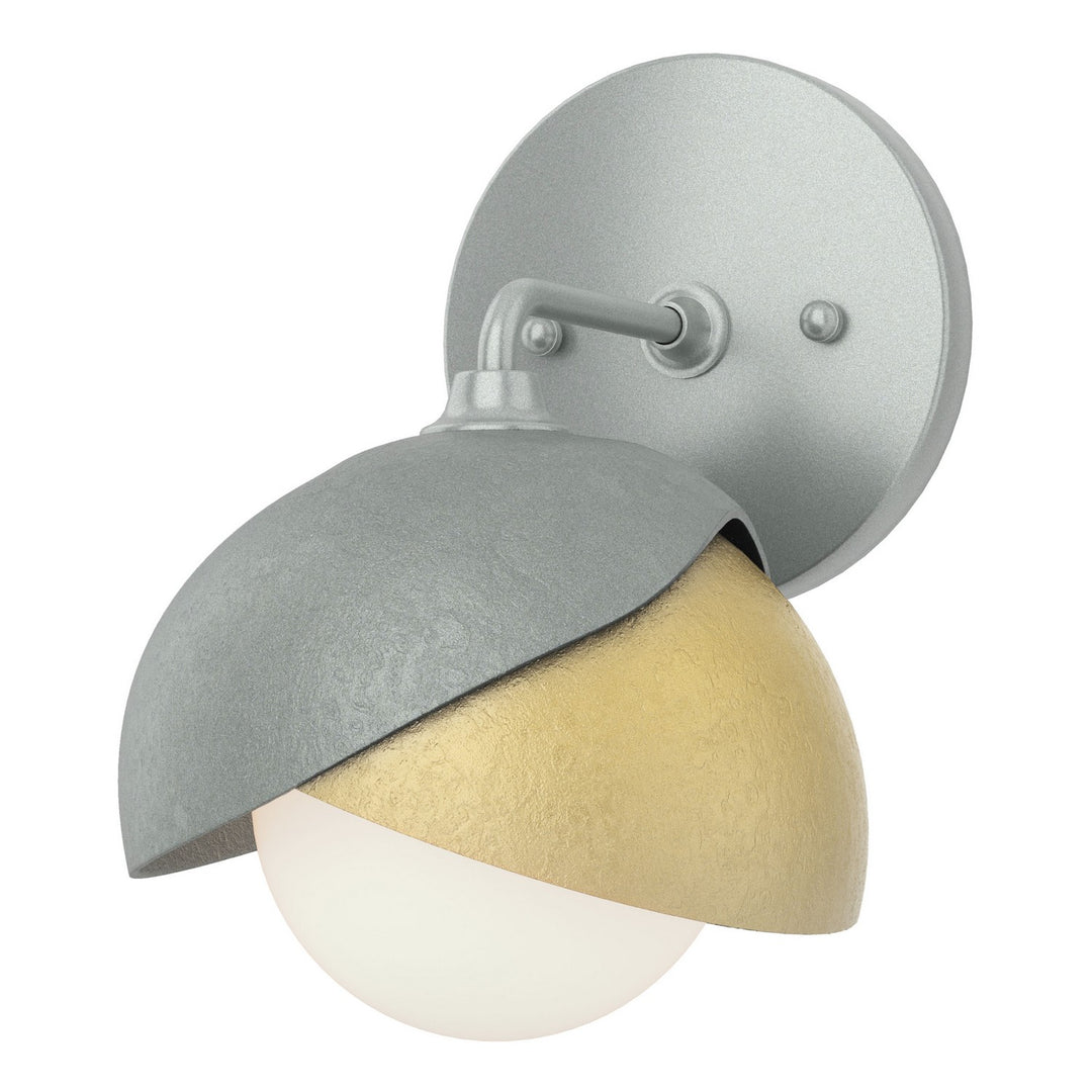 Hubbardton Forge Canada - 201374-SKT-82-86-GG0711 - One Light Bath Sconce - Brooklyn - Vintage Platinum