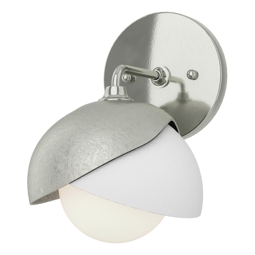 Hubbardton Forge Canada - 201374-SKT-85-02-GG0711 - One Light Wall Sconce - Brooklyn - Sterling