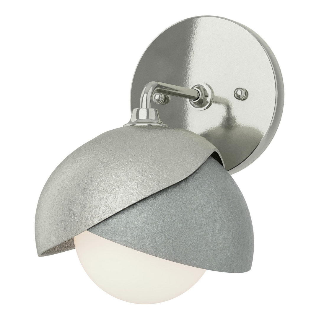 Hubbardton Forge Canada - 201374-SKT-85-82-GG0711 - One Light Bath Sconce - Brooklyn - Sterling