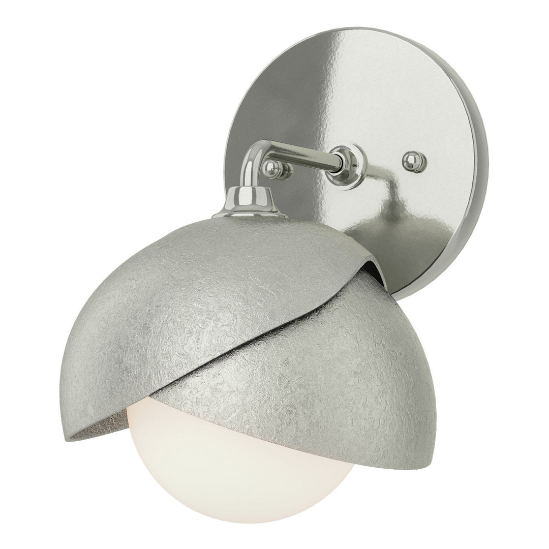 Hubbardton Forge Canada - 201374-SKT-85-85-GG0711 - One Light Bath Sconce - Brooklyn - Sterling